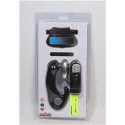 BOTTOMS UP BLACK VIBRATING BUTT SILICONE GYRATOR