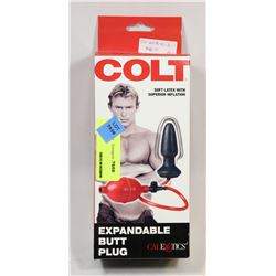 CALEXOTICS COLT SOFT LATEX EXPANDABLE BUTT PLUG