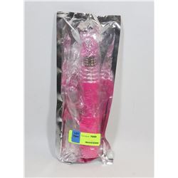 WOMENS PINK 2 IN 1 VIBRATOR/ ANAL PLEASURER.