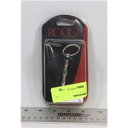 ROGUE RIBBED ST. STEEL SHAFT PENIS ROD