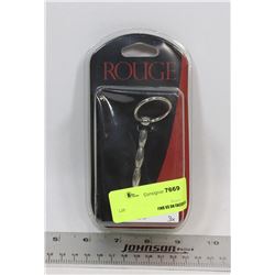 ROGUE RIBBED ST. STEEL SHAFT PENIS ROD