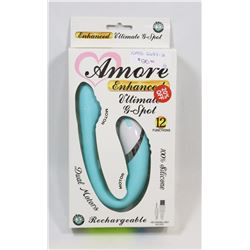 AMORE ENHANCED G-SPOT WOMENS VIBRATOR. MULTI-