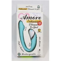 AMORE ENHANCED G-SPOT WOMENS VIBRATOR. MULTI-