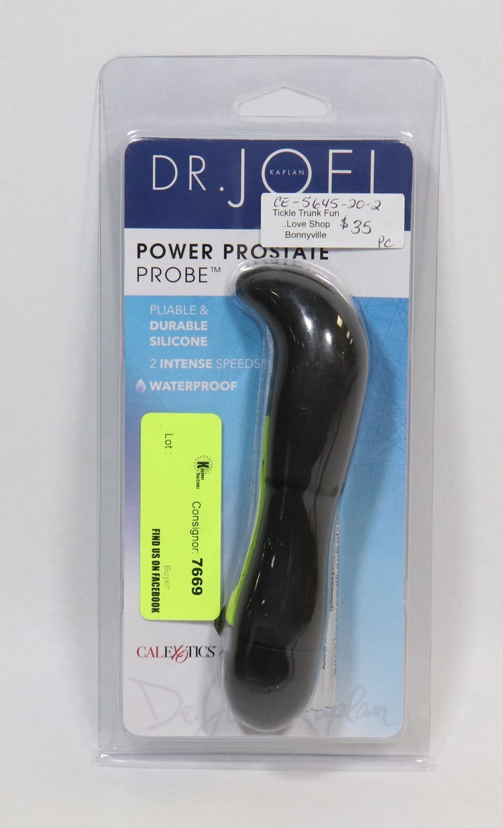 Small Prostate Probe CALEXOTICS DR. JOEL POWER PROSTATE PROBE. 2 SPEEDS