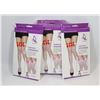 Image 1 : BUNDLE OF 6 WHITE SHEER NURSE KNEE HIGH STOCKINGS
