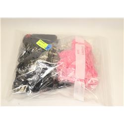 LARGE BAG OF ASSORTED PEECABOO BRAND PINK & BLACK