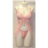Image 1 : PEECABOO 2PC WOMENS PINK SHEER/ LACE INTIMATE