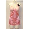 Image 1 : PEECABOO 2PC WOMENS PINK SATIN STYLE