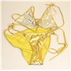 Image 1 : PEECABOO 2PC WOMENS SILVER/ GOLD BIKINI