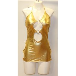 PEECABOO 2PC WOMENS GOLD W/  SILVER RINGS  ADULT