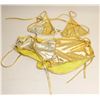 Image 1 : PEECABOO 2PC WOMENS GOLD W/  SILVER BIKINI STYLE