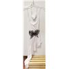 Image 1 : PEECABOO 2PC WOMENS WHITE & BLACK SATIN STYLE