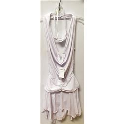 PEECABOO 2PC WOMENS WHITE ADULT COCKTAIL DRESS