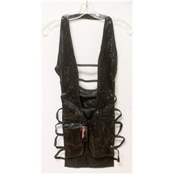 PEECABOO 1PC WOMENS BLACK OPEN SIDED ADULT