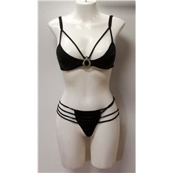PEECABOO 2PC WOMENS BLACK BIKINI STYLE OUTFIT