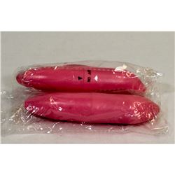 BAG OF 2 PINK WOMENS PERSONAL POCKET VIBRATORS