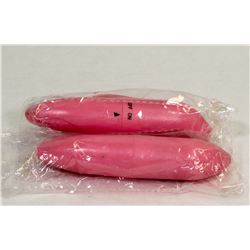 BAG OF 2 PINK WOMENS PERSONAL POCKET VIBRATORS