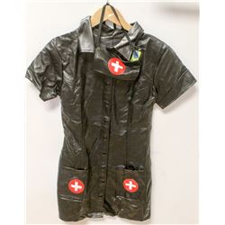 PEECABOO 3PC WOMENS COSTUME; BLACK & RED