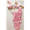 Image 1 : PEECABOO 4PC WOMENS COSTUME; BABY PINK& WHITE