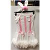 Image 1 : PEECABOO 4PC WOMENS COSTUME; BABY PINK& WHITE