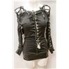 Image 1 : PEECABOO 1PC WOMENS BLACK & METAL LACE UP LONG-