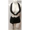 Image 1 : PEECABOO 2PC WOMENS BLACK ADULT COCKTAIL DRESS