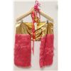 Image 1 : PEECABOO 4PC WOMENS COSTUME; GOLD & HOT PINK