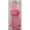 Image 1 : PEECABOO 2PC WOMENS HOT PINK & FEATHERED FEMBOT