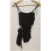 Image 1 : PEECABOO 2PC WOMENS BLACK OPEN SIDED BODY SUIT