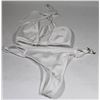 Image 1 : PEECABOO 2PC WOMENS WHITE W/ SILVER ACCENTED