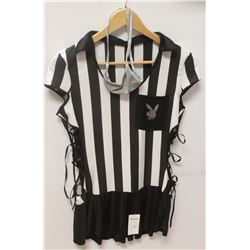 PEECABOO 2PC WOMENS ADULT COSTUME; BLACK & WHITE