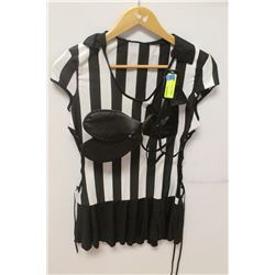 PEECABOO 3PC WOMENS ADULT COSTUME; BLACK & WHITE