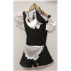 Image 1 : PEECABOO 3PC WOMENS ADULT COSTUME; BLACK & WHITE