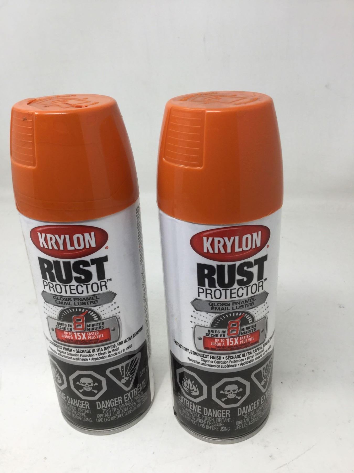 Krylon Rust Protector Gloss Enamel (2 x 340g)