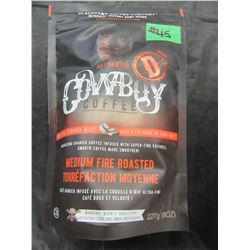 AUTHENTIC COWBOY COFFEE (227 G) (MEDIUM FIRE ROASTED) - PER BAG