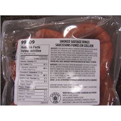 SMOKED SAUSAGE RINGS (965 G) - PER PKG