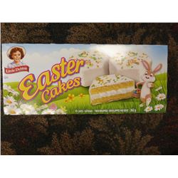LITTLE DEBBIES EASTER WHITE CAKES (10 CAKES) (362 G) - PER BOX