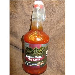 CATTLE BOYZ SWEET CHILLI BBQ SAUCE (17 OZ) - PER BOTTLE