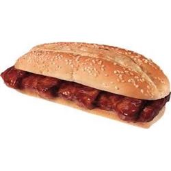 BBQ RIB BURGER SANDWICH (6 X 170 G) - PER PKG