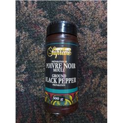 GROUND BLACK PEPPER (300 G) - PER BOTTLE