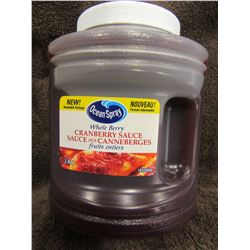 OCEAN SPRAY CRANBERRY SAUCE (2.45 L) - PER JAR