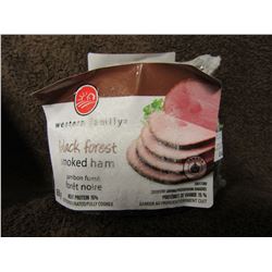 FROZEN:  WESTERN FAMILY BLACK FOREST SMOKED HAM (650 G) (BEST BEFORE JAN 12/20) - PER PKG