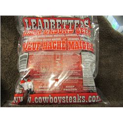 FROZEN:  LADBETTERS LEAN GROUND BEEF (1.20 KG) - PER PKG