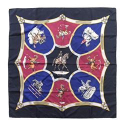 Hermes Silk Scarf
