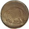 Image 1 : (1694) TOKEN London Elephant Token, Diagonals AU50 PCG (1694)[TOKEN] London Elephant Token, Diagonal