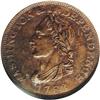Image 1 : 1783 1C Washington Unity States Cent MS63 Brown NGC. B 1783[1C] Washington Unity States Cent MS63 Br