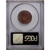 Image 2 : 1835 1/2 C MS64 Red and Brown PCGS. C-1, B-1, R.1. The 1835[1/2 C] MS64 Red and Brown PCGS.