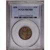 Image 3 : 1856 1/2 C PR63 Red and Brown PCGS. B-1, R.7 as a proo 1856[1/2 C] PR63 Red and Brown PCGS.