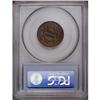 Image 4 : 1856 1/2 C PR63 Red and Brown PCGS. B-1, R.7 as a proo 1856[1/2 C] PR63 Red and Brown PCGS.