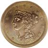 Image 1 : 1857 1/2 C PR63 Brown PCGS. B-2, C-1, R.4. The softly 1857[1/2 C] PR63 Brown PCGS.